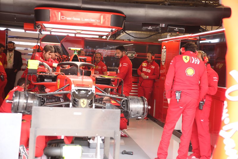 La monoposto di Charles Leclerc, Ferrari SF90
