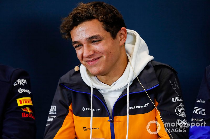 Conferenza stampa, Lando Norris, McLaren 