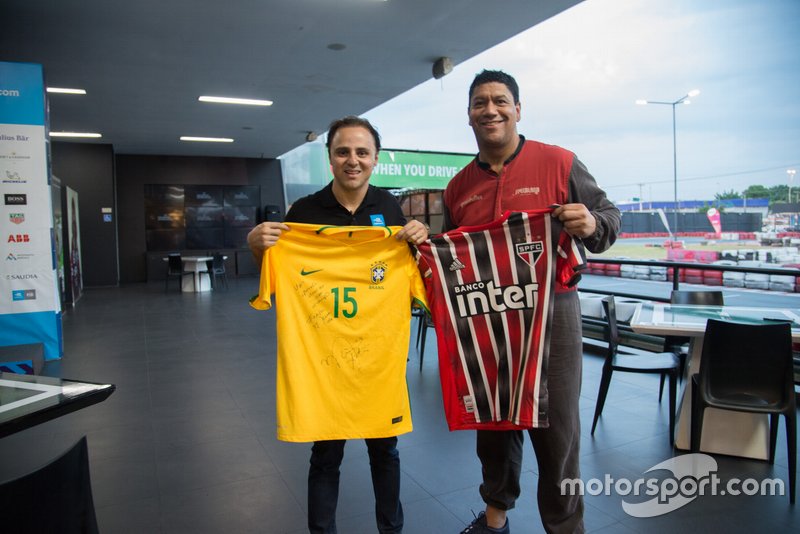 Felipe Massa e Márcio Santos