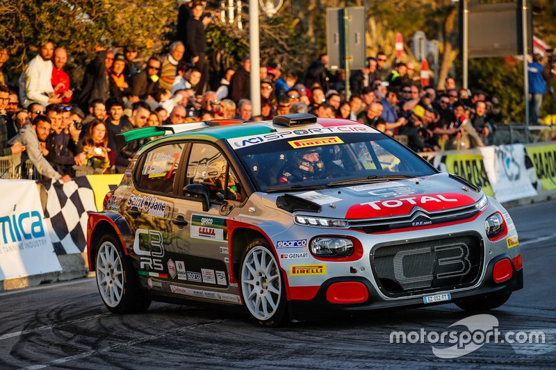 Luca Rossetti, Eleonora Mori, Citroen C3 R5 #7, FPF Sport