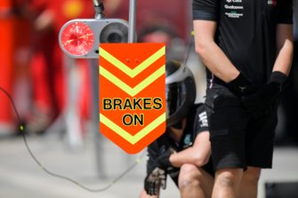 Brakes on-bordje