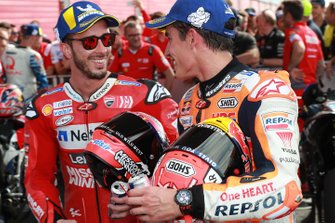 Andrea Dovizioso, Ducati Team, Marc Marquez, Repsol Honda Team