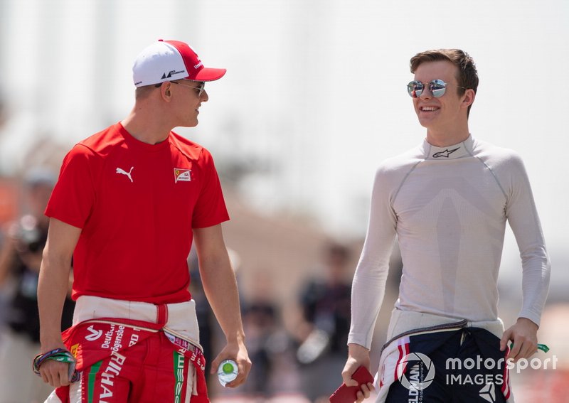 Mick Schumacher, PREMA RACING et Callum Ilott, SAUBER JUNIOR TEAM BY CHAROUZ