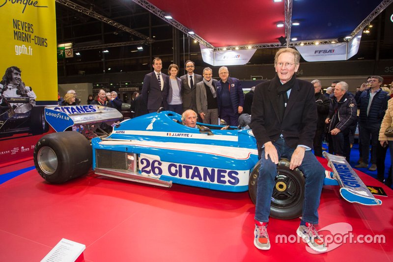 Jean-Pierre Jabouille à la conférence de presse du Grand Prix de France Historique à Rétromobile