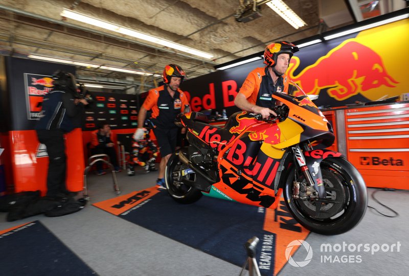 Il box di Johann Johann Zarco, Red Bull KTM Factory Racing