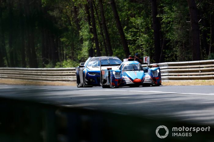 #65 Panis Racing Oreca 07 - Gibson de Manuel Maldonado, Tijmen Van Der Helm, Job Van Uitert, #24 Hendrick Motorsports Chevrolet Camaro ZL1 de Jimmie Johnson, Mike Rockenfeller, Jenson Button