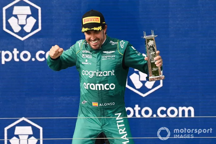 102- Fernando Alonso, 3º en el GP de Miami 2023 con Aston Martin