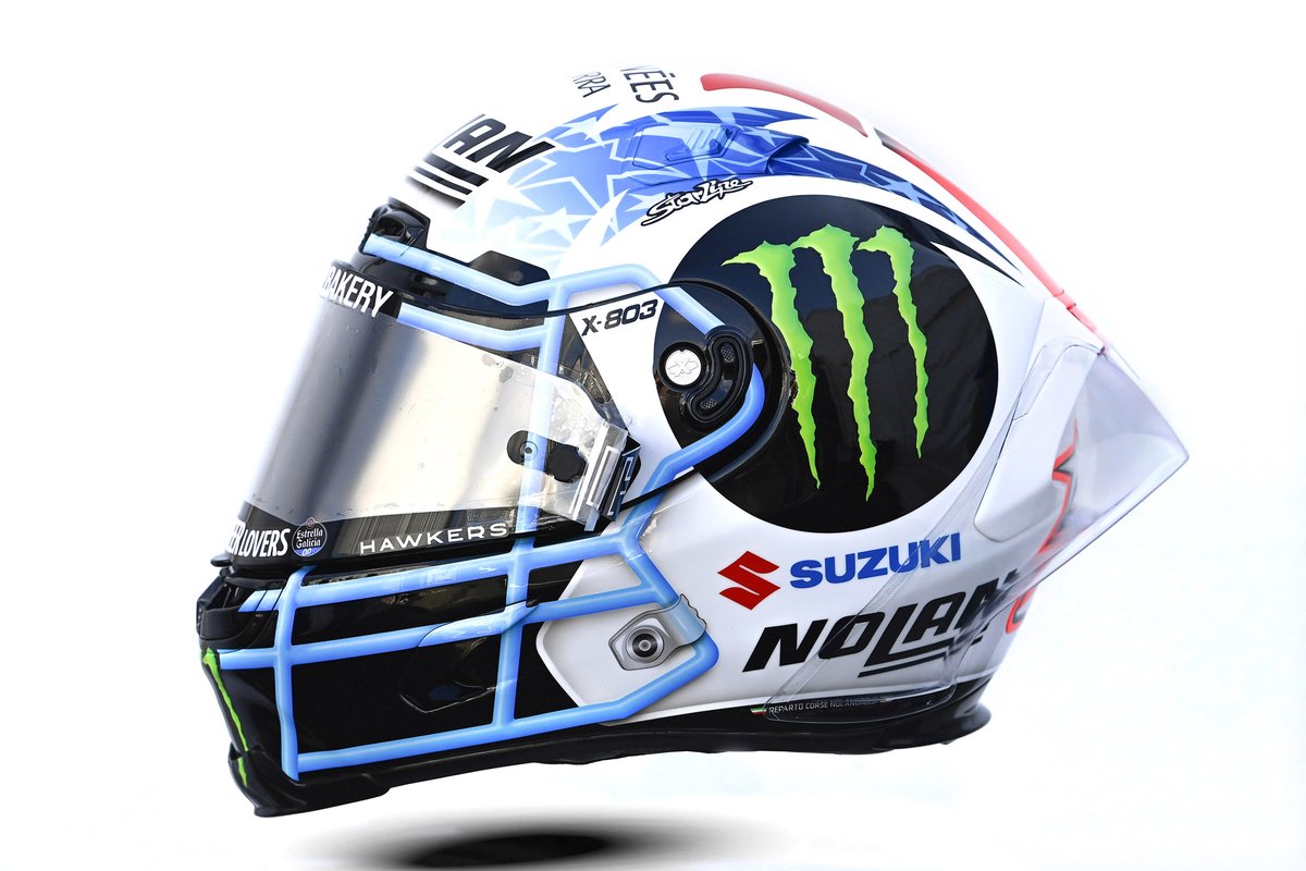 Casco de Alex Rins, Team Suzuki MotoGP