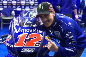 Maverick Viñales, Yamaha Factory Racing, mit neuer Startnummer 12