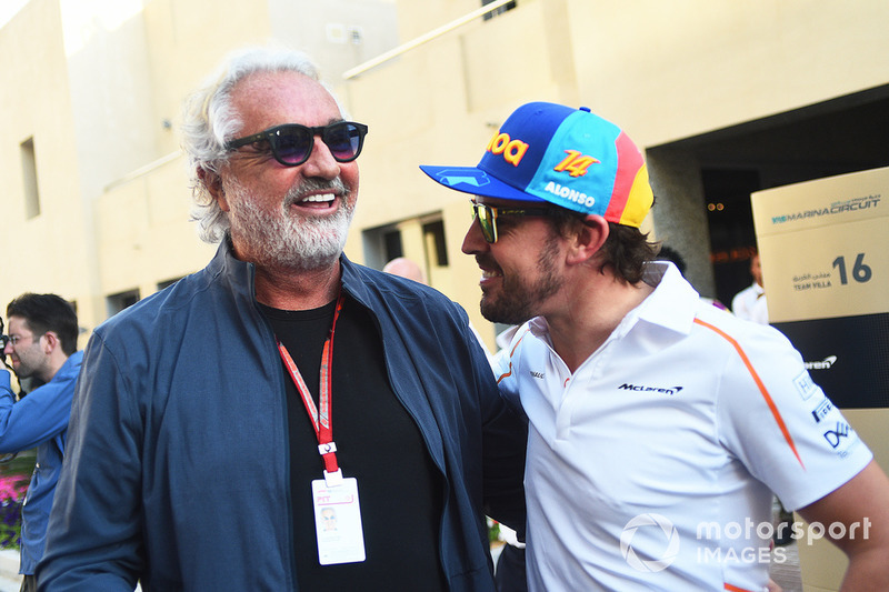 Flavio Briatore y Fernando Alonso, McLaren 