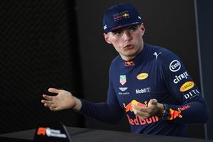 Max Verstappen, Red Bull Racing in the press conference 