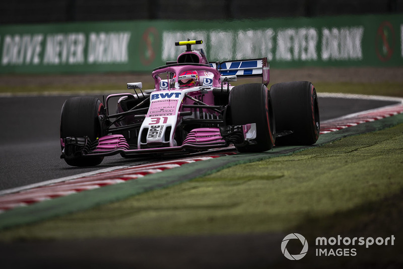 11: Esteban Ocon, Racing Point Force India VJM11, 1:30.126 (con tres posiciones de sanción)