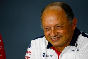 Frederic Vasseur, teambaas Sauber in de persconferentie