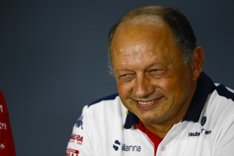 Frederic Vasseur, teambaas Sauber in de persconferentie
