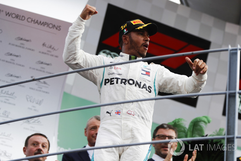 Suasana podium GP Italia