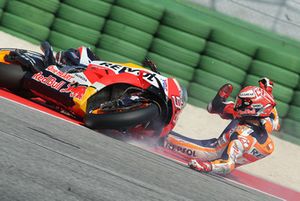 Marc Marquez, Repsol Honda Team crash