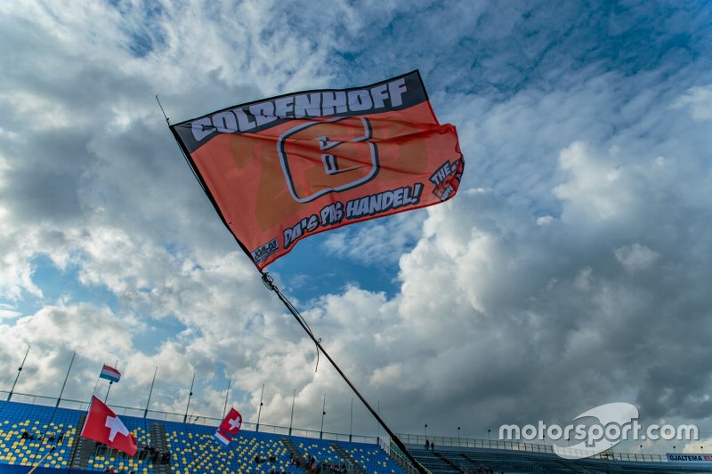 Vlag van supporters Glenn Coldenhoff