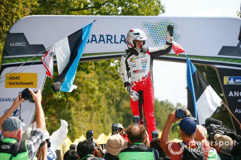 Winner Ott Tänak, Toyota Gazoo Racing