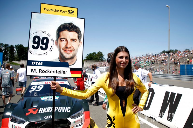 La grid girl di René Rast, Audi Sport Team Rosberg