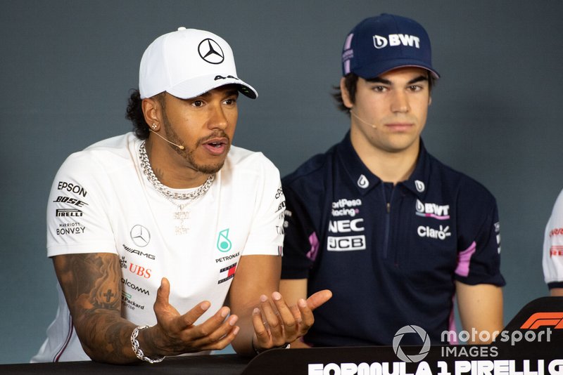 Lewis Hamilton, Mercedes AMG F1, Lance Stroll, Racing Point