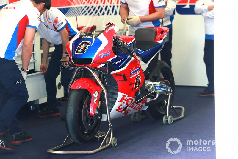 Bike von Stefan Bradl, HRC Honda Team