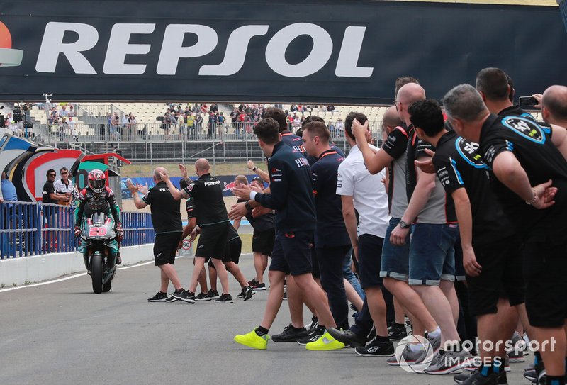 Ganador de la pole Fabio Quartararo, Petronas Yamaha SRT