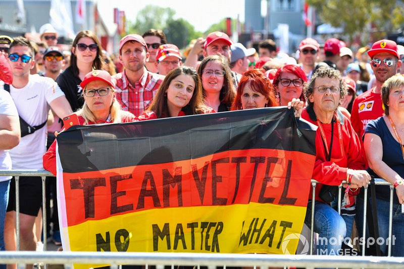 Fans de Sebastian Vettel, Ferrari
