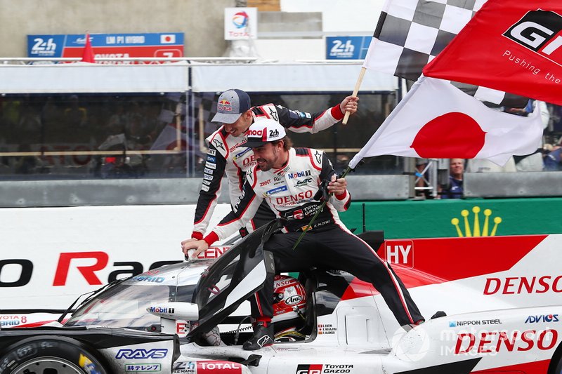 #8 Toyota Gazoo Racing Toyota TS050: Sébastien Buemi, Kazuki Nakajima, Fernando Alonso