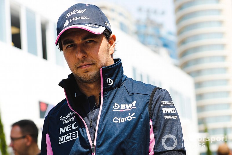 Sergio Perez, Racing Point nel paddock