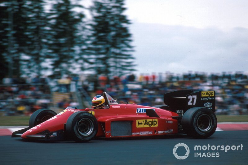 Primer lugar Michele Alboreto, Ferrari 156/85