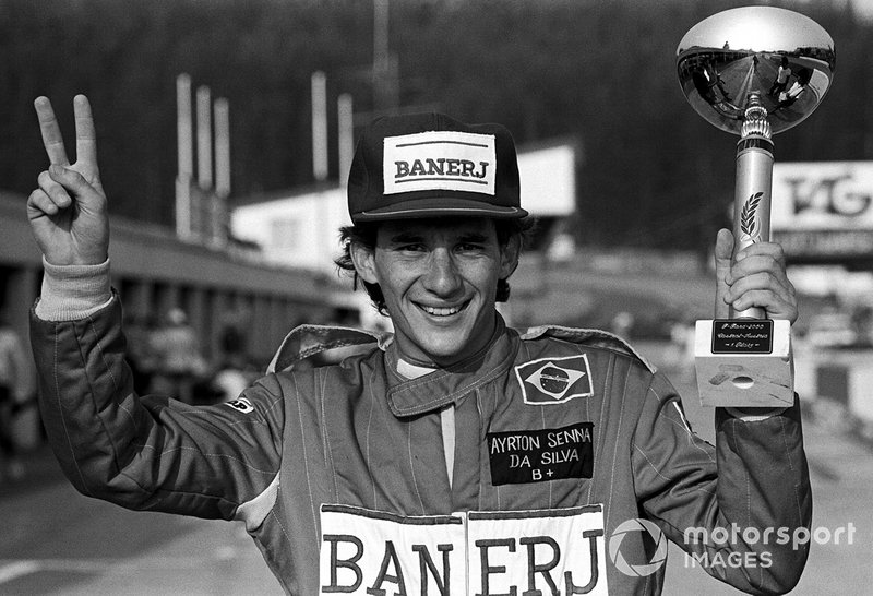 Ayrton Senna, Rushen Green Racing celebra su victoria