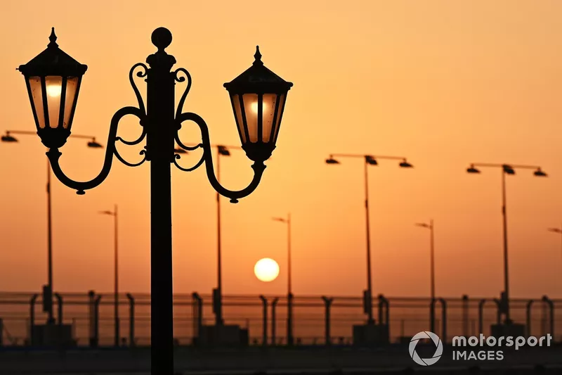 Atmosphère de coucher de soleil