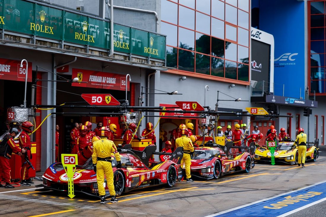 #50 Ferrari AF Corse Ferrari 499P: Antonio Fuoco, Miguel Molina, Nicklas Nielsen, #51 Ferrari AF Corse Ferrari 499P: Alessandro Pier Guidi, James Calado, Antonio Giovinazzi