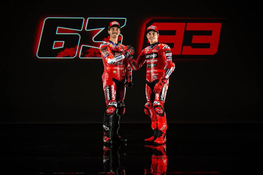 Francesco Bagnaia, Marc Márquez, Equipo Ducati 
