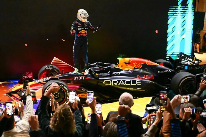Race winner Max Verstappen, Red Bull Racing RB20
