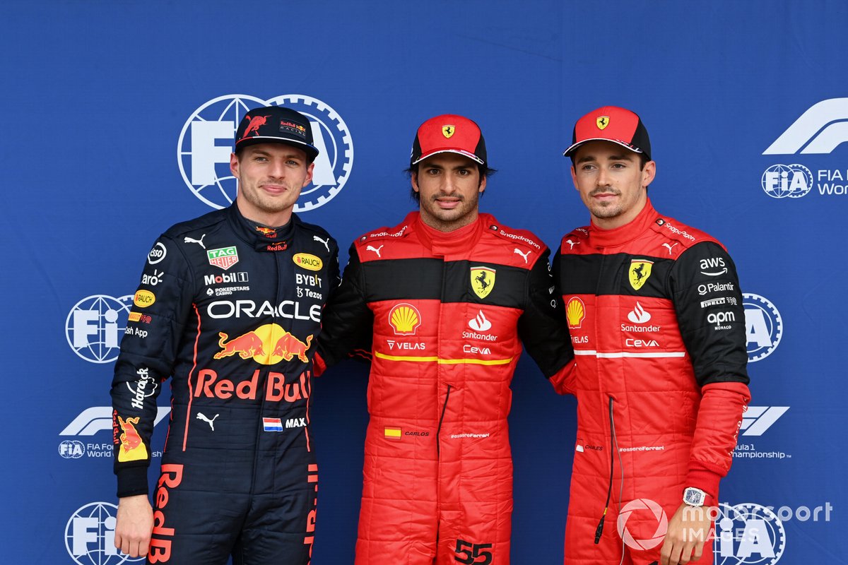 Max Verstappen, Red Bull Racing, Carlos Sainz, Ferrari, Charles Leclerc, Ferrari
