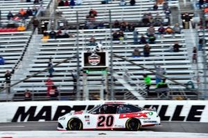 Race winner Harrison Burton, Joe Gibbs Racing, Toyota Supra