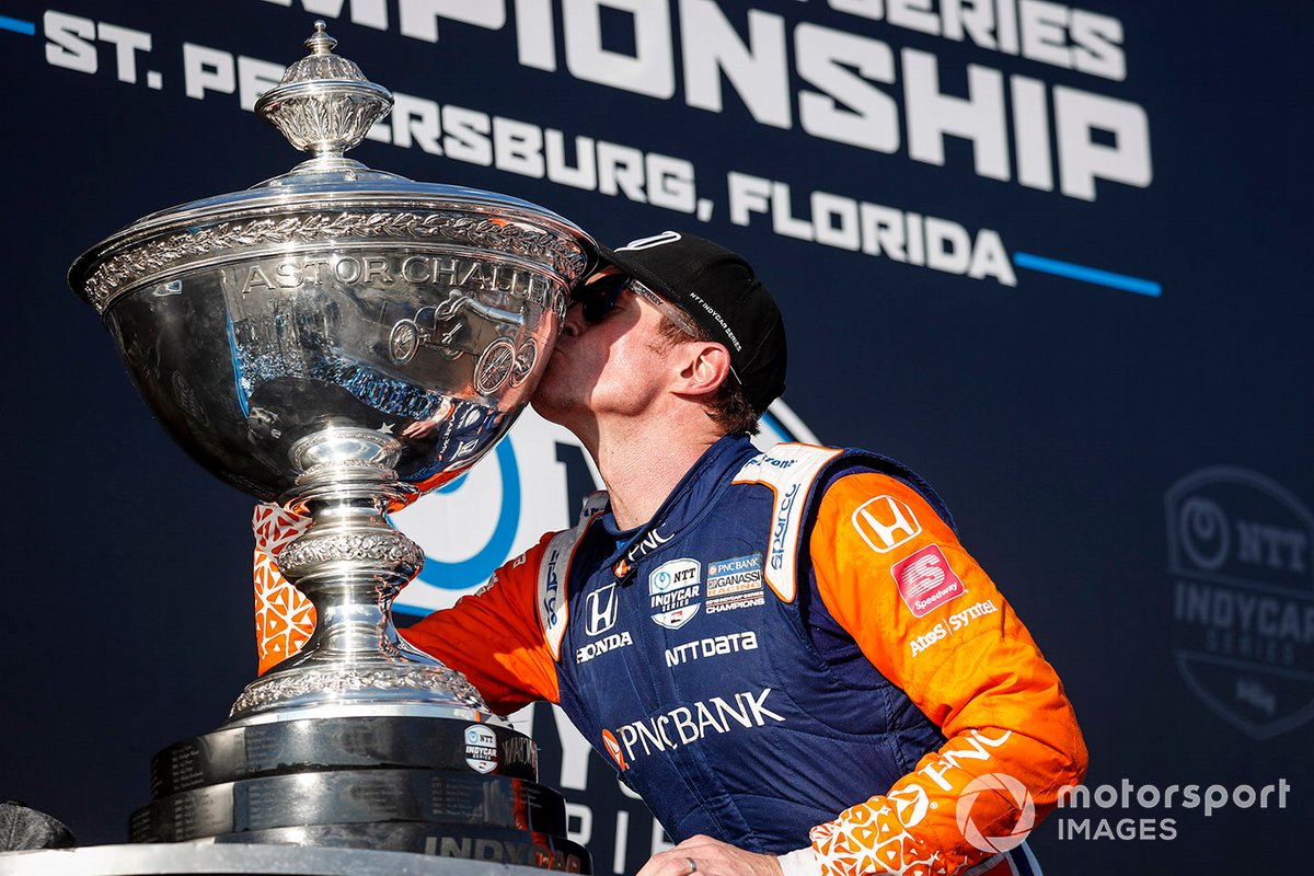 2020 Champion Scott Dixon, Chip Ganassi Racing Honda