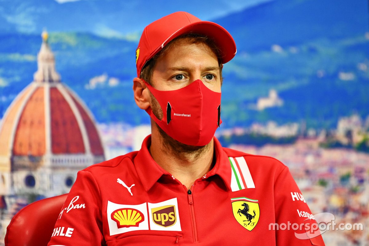 Sebastian Vettel, Ferrari in conferenza stampa