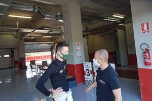 Francesco Maria Fenici, AB Racing e Massimiliano Ghinassi, direttore di gara 