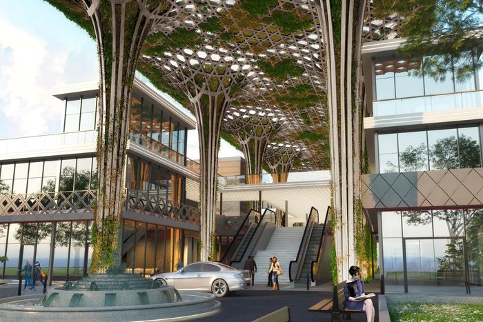 Instalaciones de los equipos para el Gran Premio de Arabia Saudí