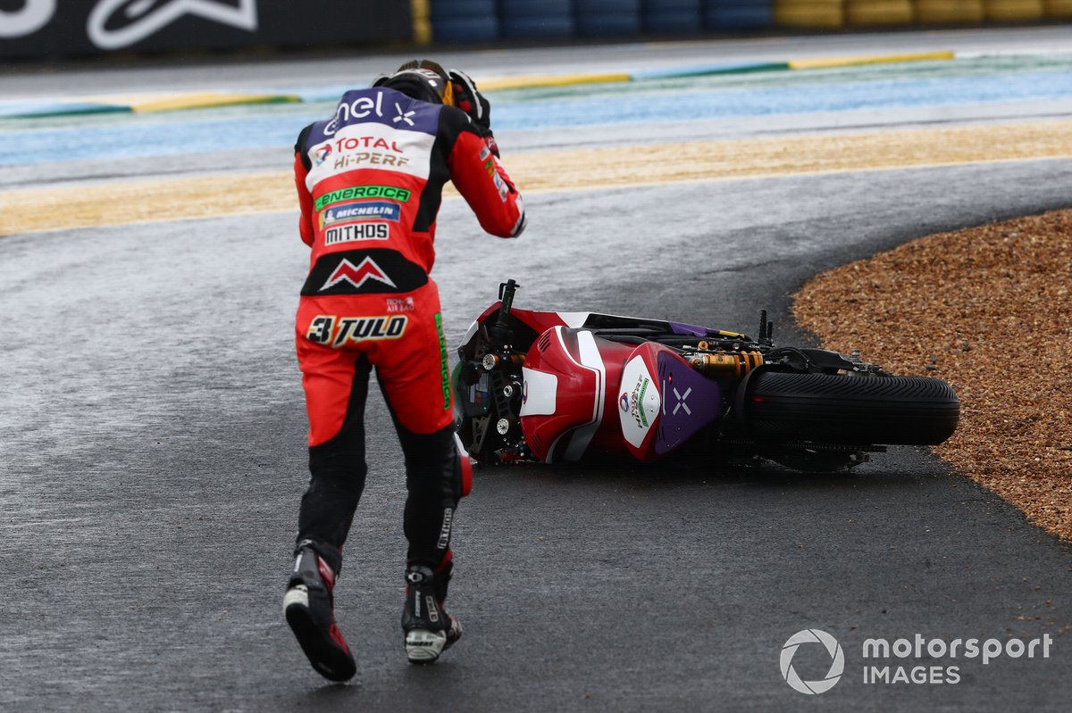 Crash, Lukas Tulovic, Tech 3 E-Racing