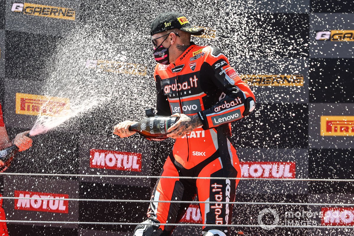 Podio ganador: Scott Redding, Aruba.It Racing - Ducati