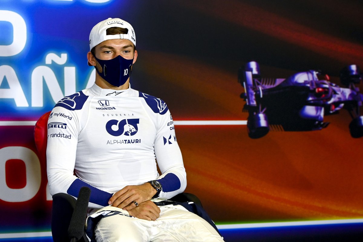 Pierre Gasly, AlphaTauri in conferenza stampa