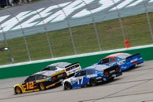 Ryan Blaney, Team Penske, Ford Mustang Advance Auto Parts, Chris Buescher, Roush Fenway Racing, Ford Mustang Fastenal