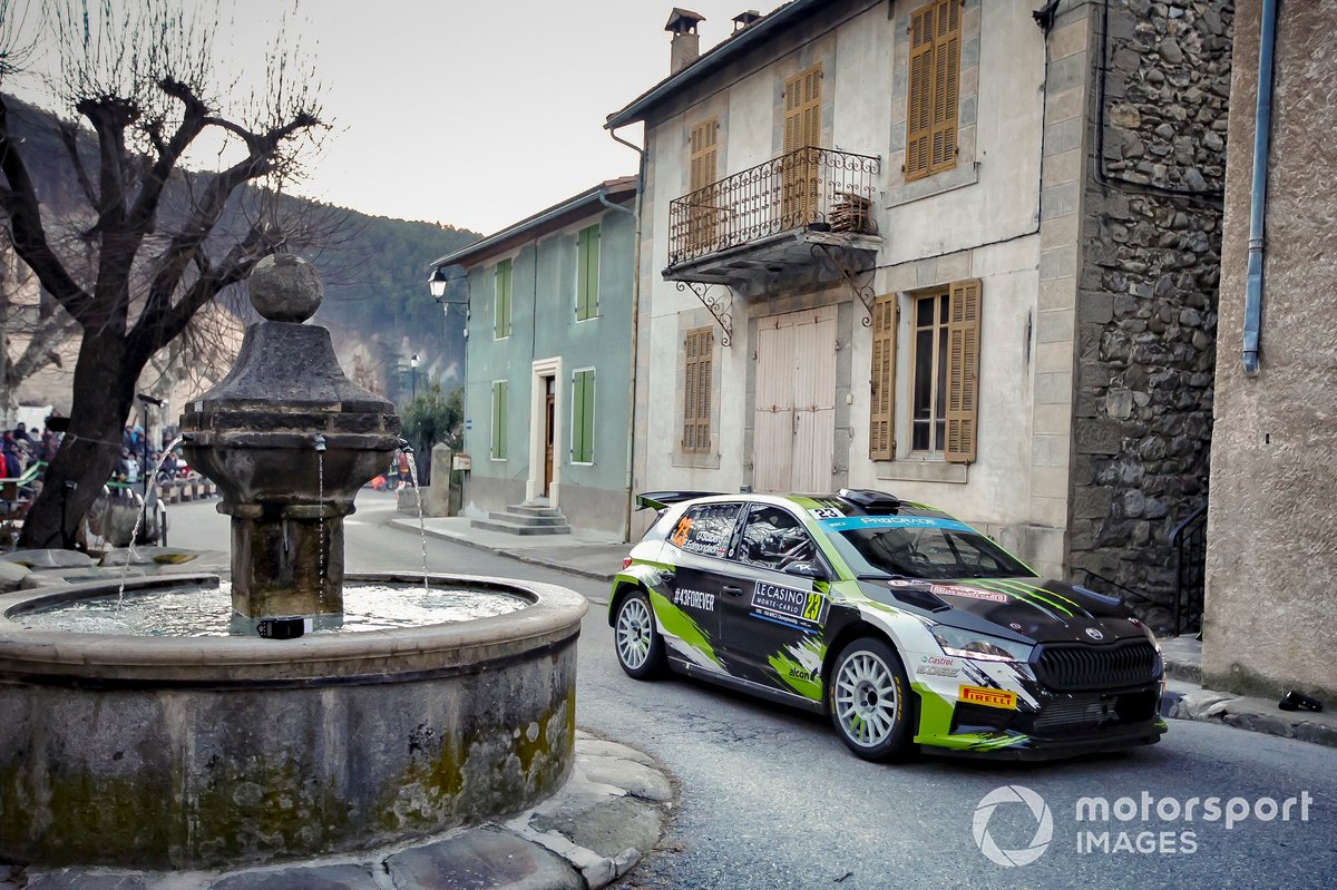 Oliver Solberg, Elliott Edmondson, Skoda Fabia Evo Rally2