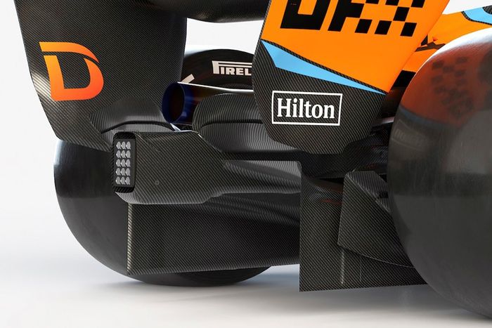 McLaren MCL60, detail diffuser
