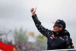 Max Verstappen, Red Bull Racing lors de la parade des pilotes