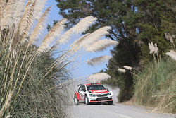 Gaurav Gill and Glenn Macneall, Skoda Fabia R5, Team MRF