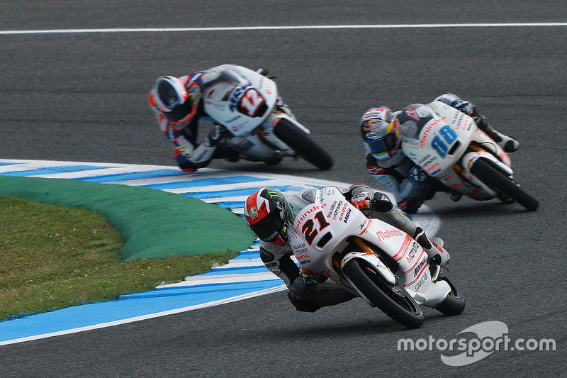 Francesco Bagnaia, Aspar Team Mahindra, Jorge Martin, Aspar Team Mahindra and Albert Arenas, Aspar T